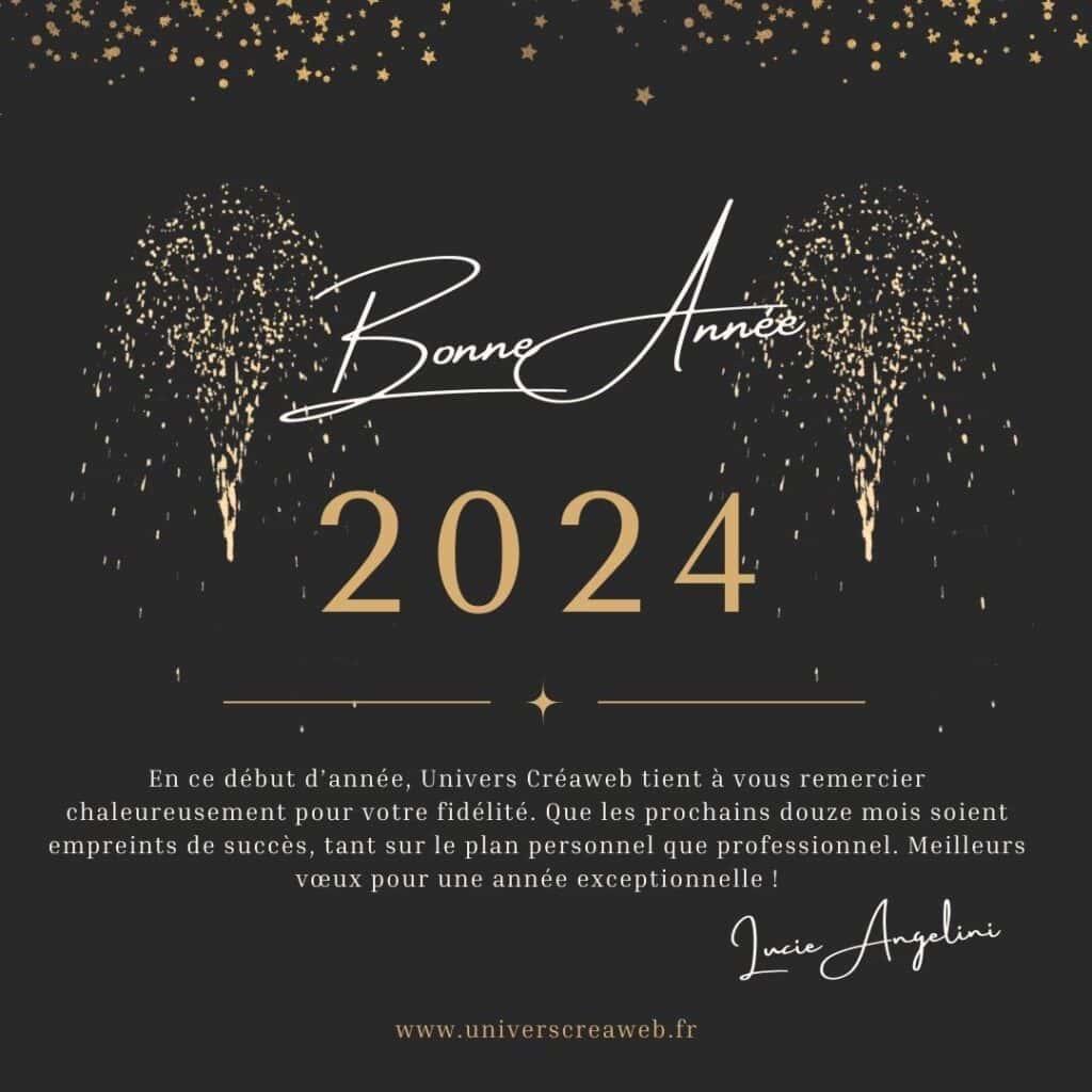 Meilleurs voeux 2024